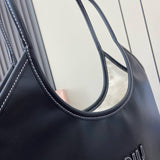 Miu Women's IVY Cowhide Tote Shoulder Bag
